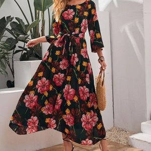 Summer Dress 3/4 Sleeve